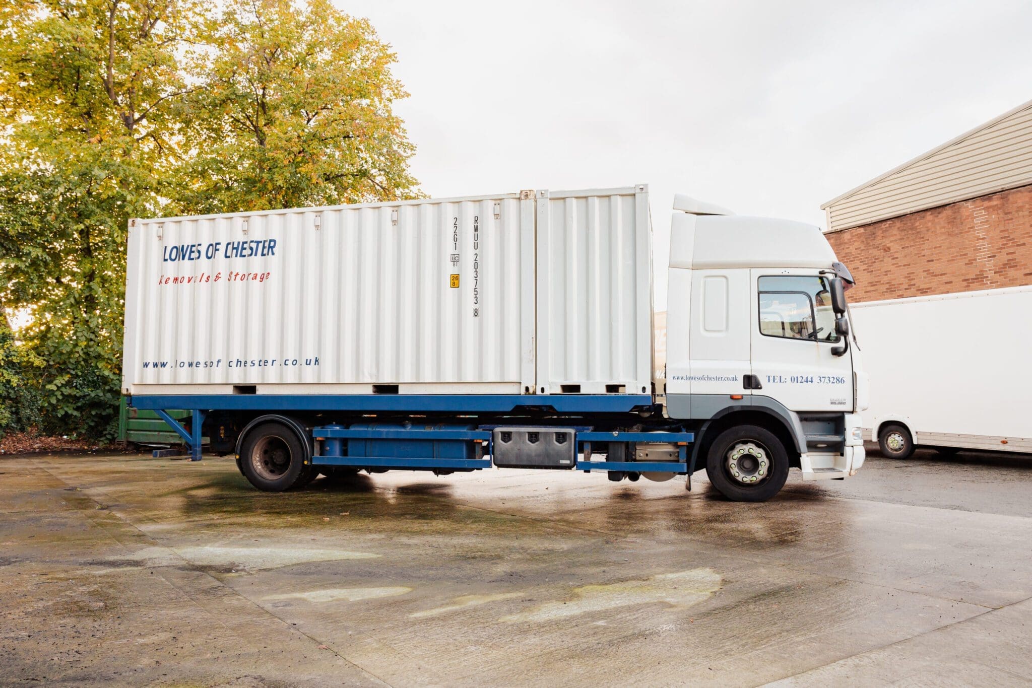 Lowes of Chester container truck